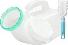 Urinals for Men - 1200 Ml / 40 Oz Thick Plastic Portable Urinals with Cleaning B