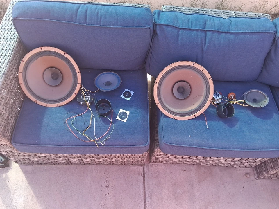 Vintage Calrad Speaker Lot Speakers, Crossover, Nameplate PLUS & FREE US Ship - Image 2 of 4