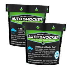 Auto Shocker Strong Car Odor Eliminator, Eco-Friendly ClO2 Odor Remover 2 pack
