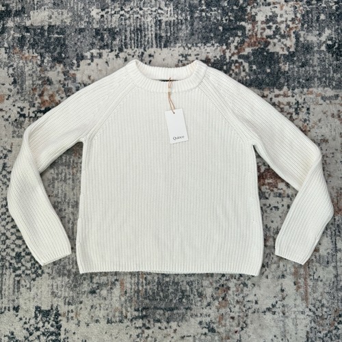 Maglione girocollo pescatore Quince 100% cotone biologico taglia:S nuovo con etichetta - Foto 4 di 7