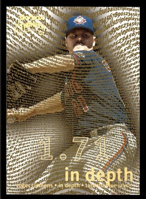 1999 Skybox Thunder - In Depth Roger Clemens #3