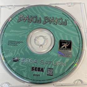 Baku Baku (Sega Saturn, 1996) Disc Only -  Tested & Working Loose