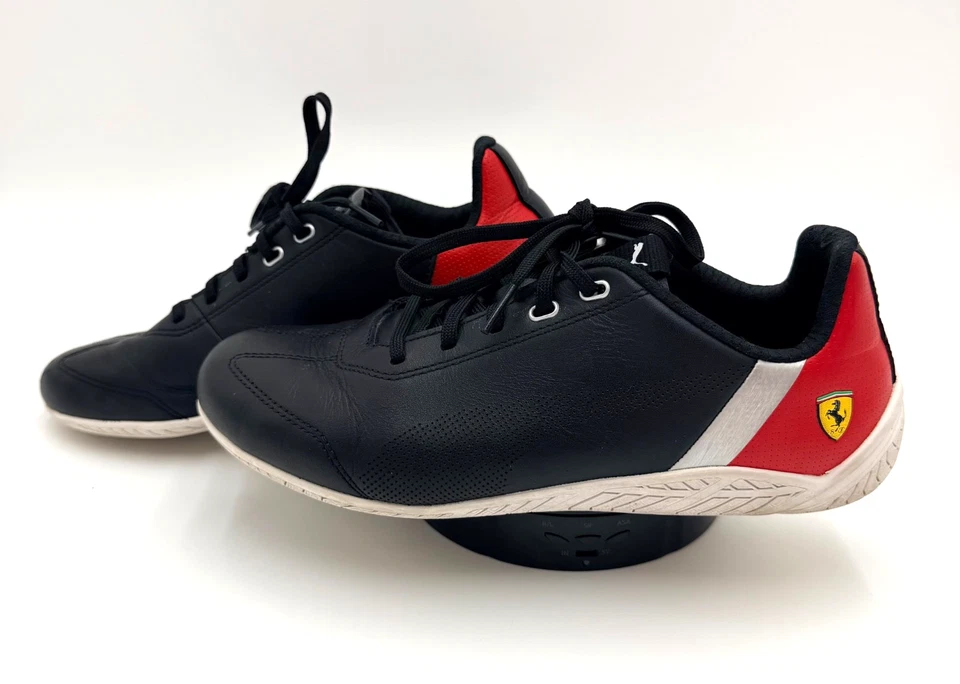 Zapatos para mujer Puma Ferrari negros rojos talla 7 zapatillas de conducción 306667-01 usados Foto 2 de 4