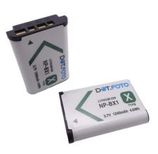 2x Battery for Sony NP-BX1 | DSC RX1/1R/1RM2 RX100/M2/M3/M4/M5/M6 WX350 WX500