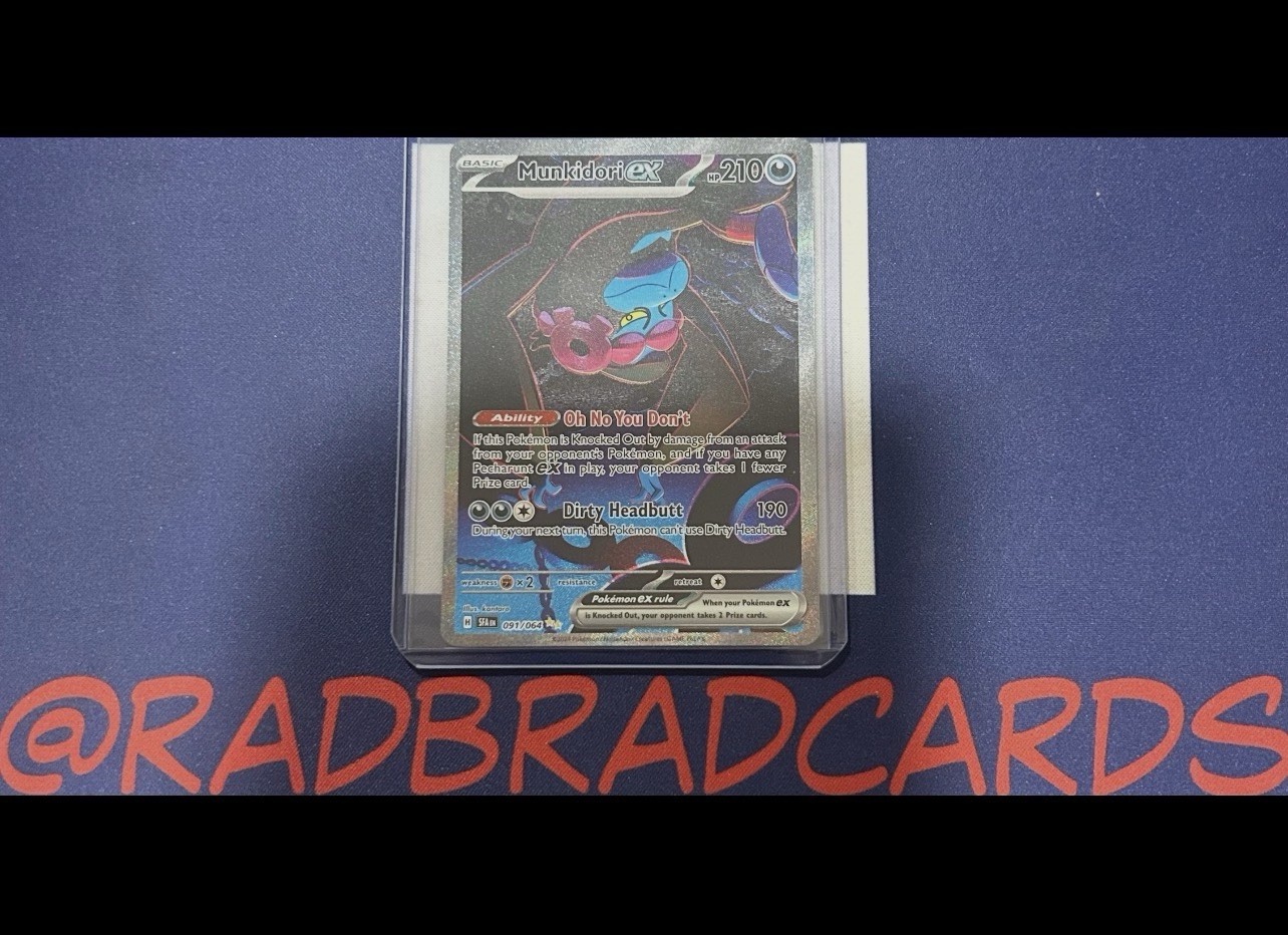 Pokemon 2024 Munkidori ex 091/064 Card MINT