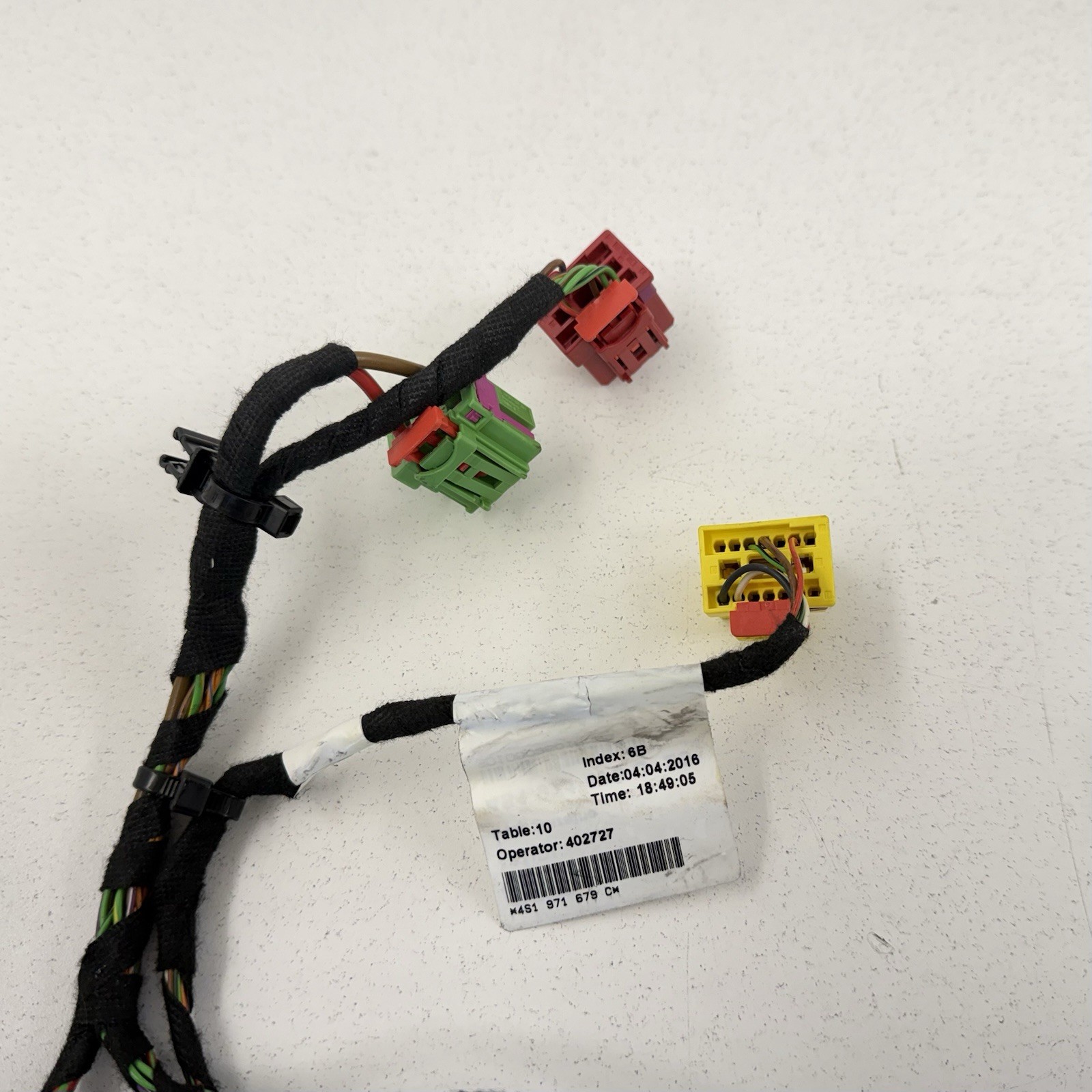 17-23 Audi R8 Dashboard Dash Instrument Panel Wire Wiring Harness 4S1971277E OEM
