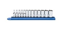 Gearwrench 13 Pc. 14 Drive 6 Pt. Mid-length Socket Set Metric - 80304s