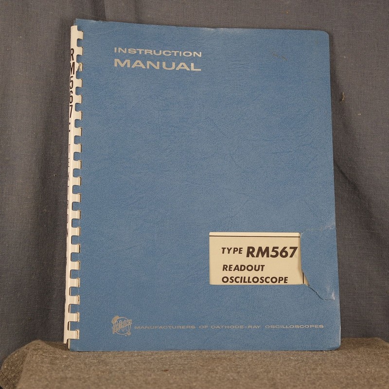 Tektronix RM567 Oscilloscope Instruction Manual & Service Information