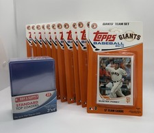 (12 PACKS) MLB Topps 2013 San Francisco Giants Factory Sealed&taped New 17 Cards