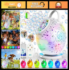 Rechargeable Bubble Machine - Auto 90 /360 Rotation