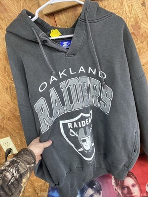 Vintage 1995 Rare NFL Oakland Raiders Crest Starter Hoodie XL