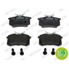 Satz Bremsbeläge Bremsklötze hinten für Peugeot 307 3A/C 3E CC 3B SW 3H | 245