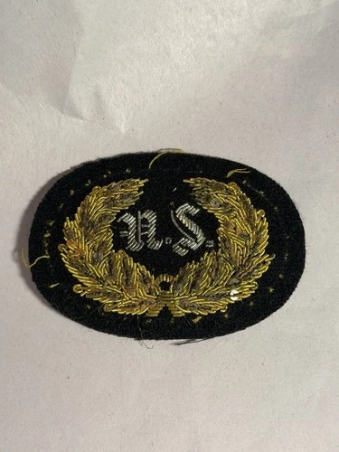 Civil War U.S. Army Dress Insignia Patch – Bullion “U.S.” Wreath, John A. Baker