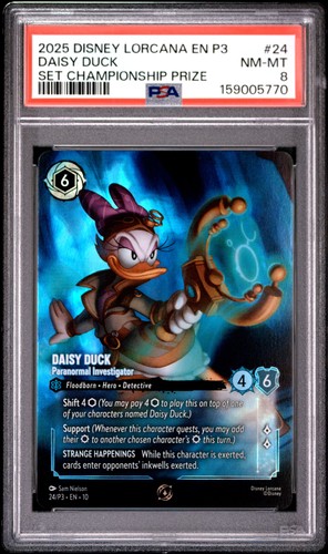 Daisy Duck - Paranormal Investigator graded PSA 8 for sale on eBay