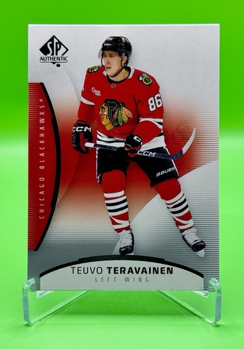 Lote de 3 cartas del equipo de hockey Chicago Blackhawks auténtico 2025-26 SP - Imagen 5 de 8