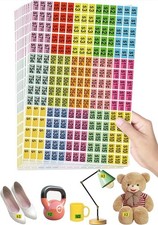 4500 Pcs Garage Sale Stickers, Yard Sale Price Stickers, Price Tag Labels