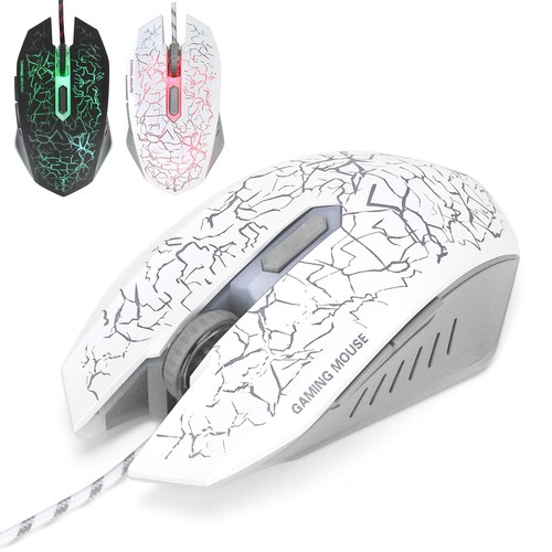 Wired Gaming Mouse USB Port Ergonomic 3200 DPI Adjustable RGB Optical Compute FY - Bild 9 von 28