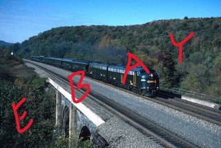 Conrail CR E8A Bürowagen Special Action Summerhill PA 1997 Original Kodachrome