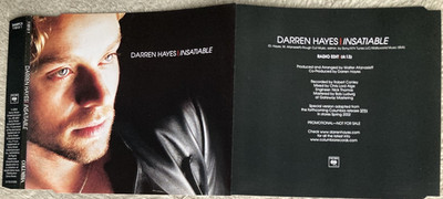 Darren Hayes - Insatiable /  1 Track Promo CD + Info