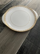 ROYAL DOULTON GOLD LACE 10.5” SANDWICH CAKE AFTERNOON TEA PLATE  EXCELLENT COND.