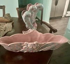 Royal Haeger planter And Peacock Vase Set
