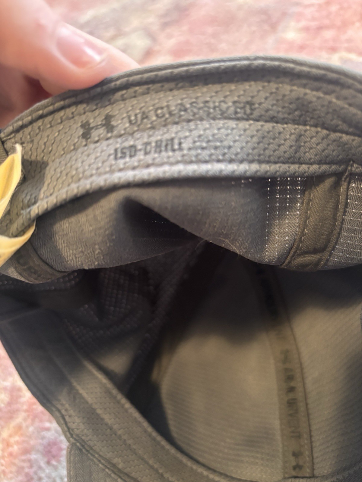 Under Armour Gray Iso-Chill Solid Baseball Cap LG… - image 4