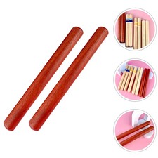 Wood Mallets Percussion Sticks Claves Musical Instrument Rhythmic