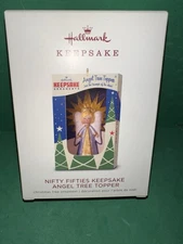 Hallmark Nifty Fifties Keepsake Angel Tree Topper 2018 MIB Ornament
