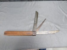 WWII JAPANESE FOLDING SAW-THREE BLADE-NICE KANJI MARKINGS