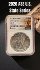 2020 $1 AMERICAN SILVER EAGLE NGC-MS70 U.S. STATE SERIES ARIZONA