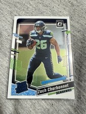 2023 Donruss Optic Zach Charbonnet Rookie #294 Seattle Seahawks Base Card. rookie card picture