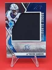 Ja’Tavion Sanders Rookie Silhouettes RPA Jumbo Patch Auto 2024 Phoenix Panthers