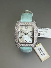 Carlo Viani by LeVian Women's Watch Diamanté Limited Edition Swiss Made Blue
