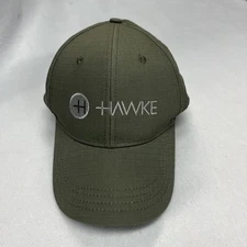 Hawke Ripstop Uni-Sex Baseball Cap Flex-fit Army Green Embroidered Logo