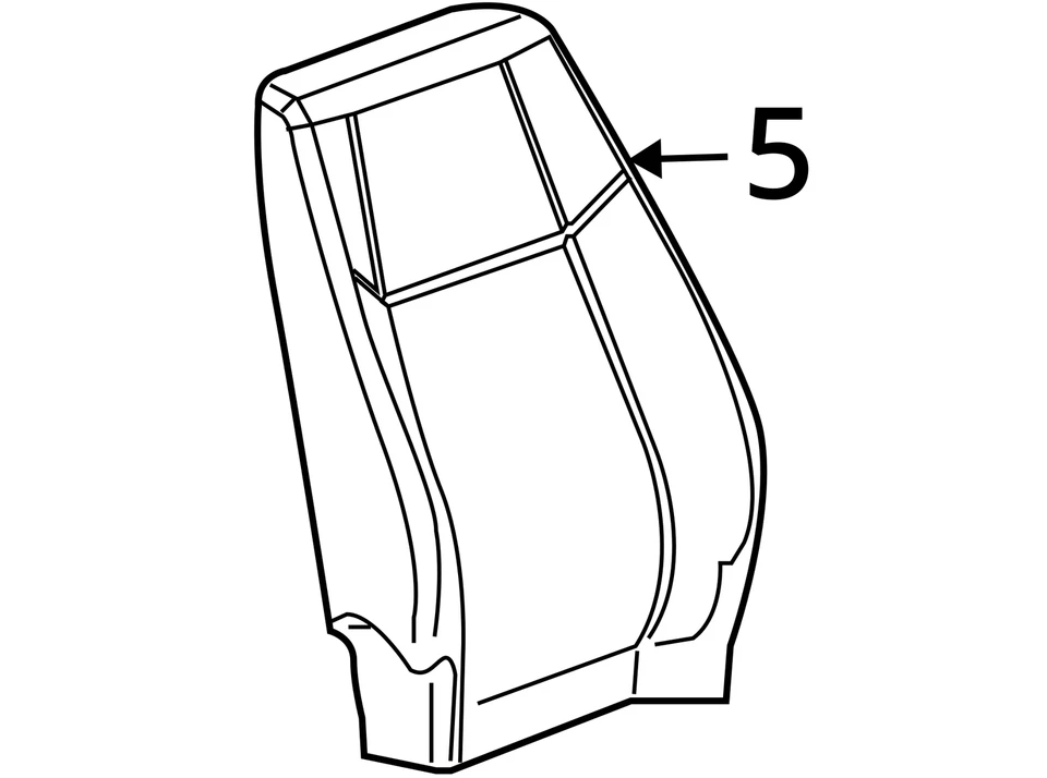Cubierta para Pontiac G5 2009 ASM P/ASIENTO BK CUSH * 20902508 - NUEVO FABRICANTE DE EQUIPOS ORIGINALES 20902508 Foto 3 de 3