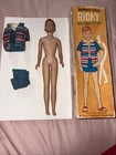 Vintage Mattel 1963 Ricky Doll w/Box. AS IS.  659