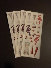 Creative Memories Lot of Four Studio Stickers 2" x 5" New Year