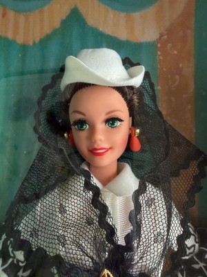 1994 Barbie As Scarlett O Hara Black & White Hollywood Legends #13254 *NRFB*