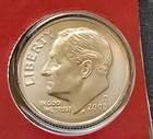 2008-D Roosevelt Uncirculated Dime in Original Mint Cello K55