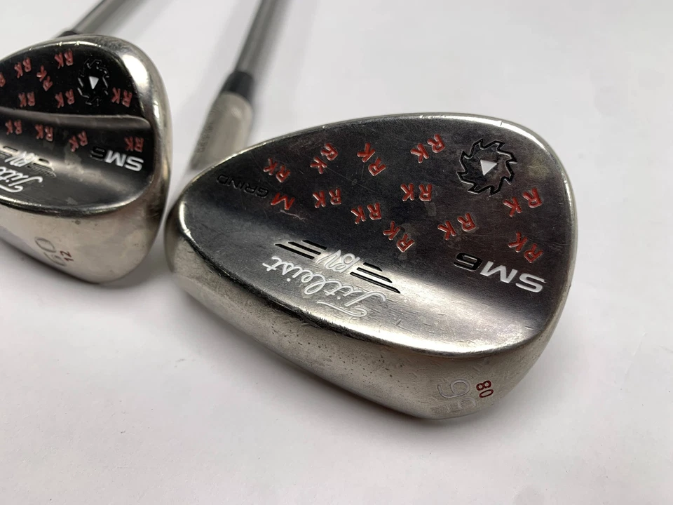 Titleist Vokey SM6 Steel Grey Wedge Set 56* 8 60* 12 SteelFiber i95 Mens RH - Image 3 of 4