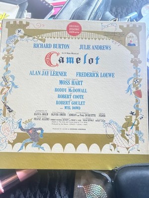 Camelot: Richard Burton / Julie Andrews, vinyl 1960 LP, Columbia, KOL 5620