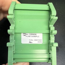 Bloque de terminales Phoenix Contact FLKM 14/8M/PLC 2289696 8 pines, tornillo, verde/gris