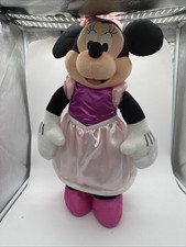 GEMMY DISNEY 24 INCH MINNIE MOUSE PRINCESS PLUSH DOOR GREETER Stains Halloween