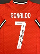    Cristiano Ronaldo Autographed Signed Portugal 2025 Home Soccer Jersey COA