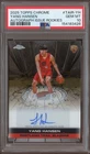 YANG HANSEN 2025 TOPPS CHROME ROOKIE RC AUTO ISSUE #TAIR-YH PSA 10 BLAZERS GEM