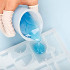 Silicone Resin Measuring Cups Tool Kit- 250 & 100 Ml Measure Cups, Silicone Stir