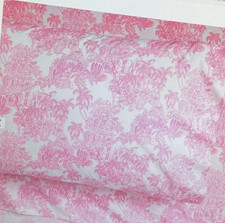 Pottery Barn /PBTeen Lilly Pulitzer Toile Organic TWIN XL Sheet Set Pink