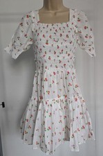 Lovely Berry Print Summer Dress by Asos Design Size UK6