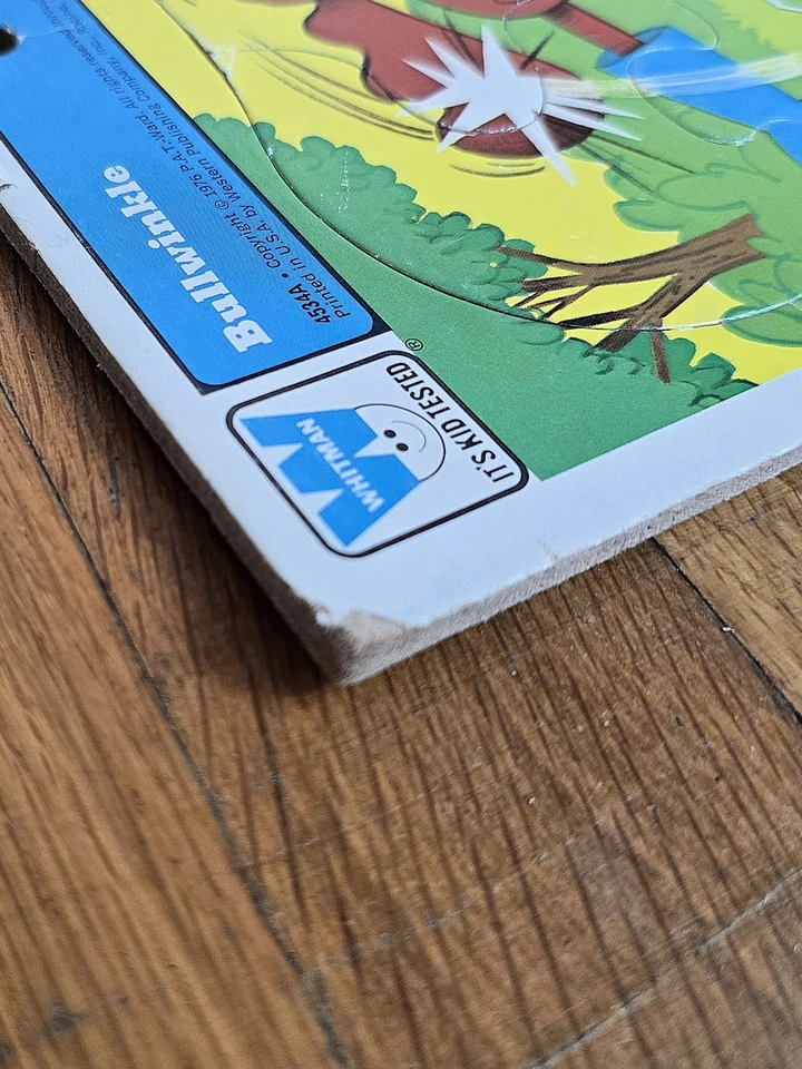 Vtg Rocky And Bullwinkle Frame-Tray Children's Puzzle Ping Pong - Image 3 of 4