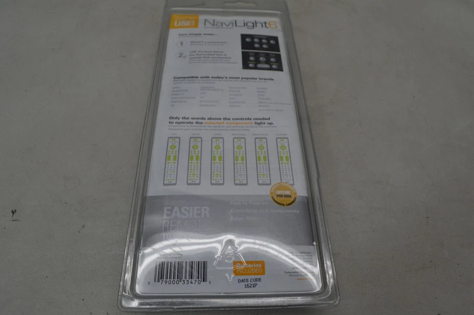 RCA NaviLight6 Remote Control up to 6 Components Multi-Brand *New Unused* - Image 3 of 4
